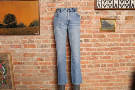 Vintage 70s Levi's White Tab Jeans-Made in the US… - image 2