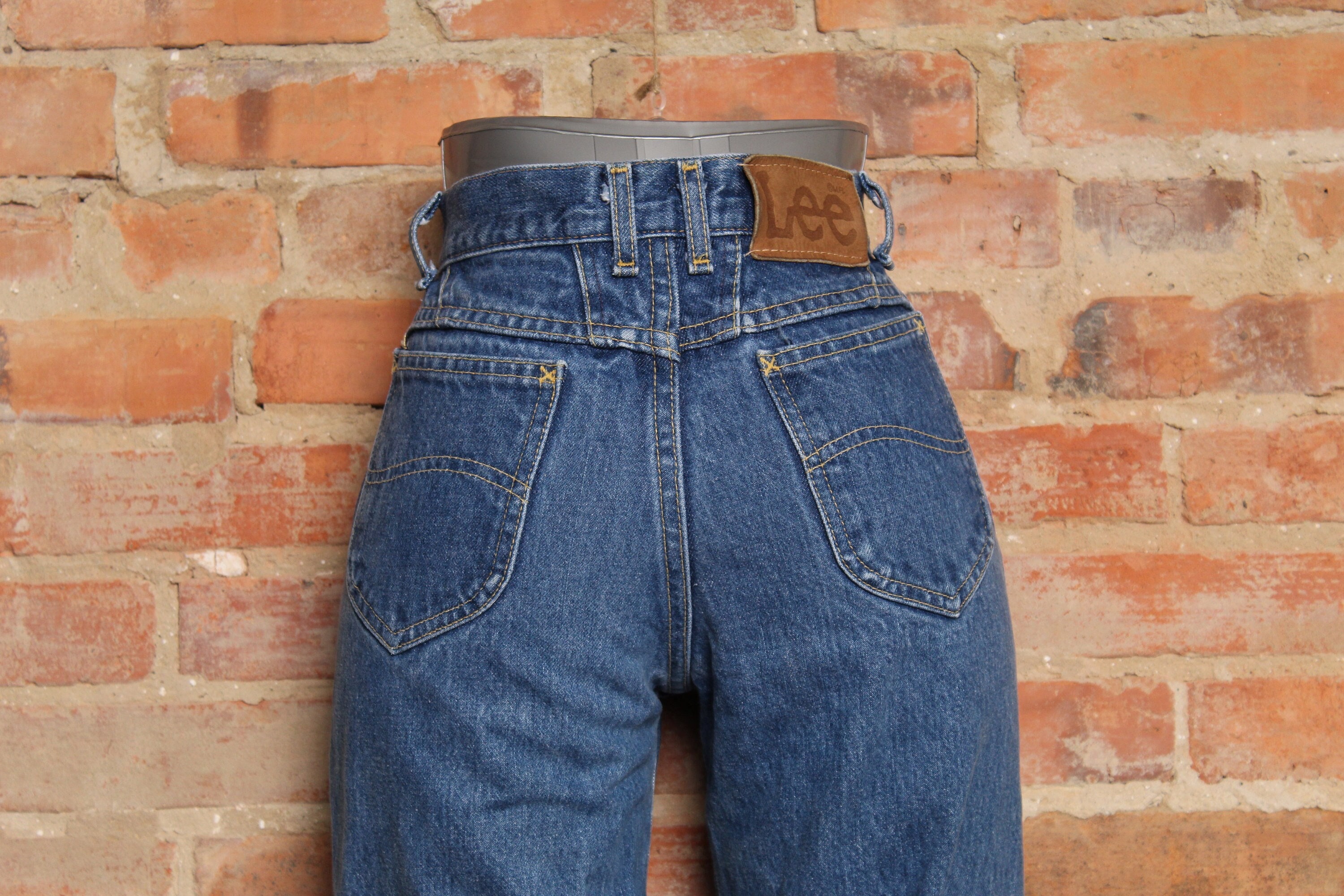 Vintage LEE Jeans-70s-80s Made in the USA Sz 22 - Etsy Hong Kong