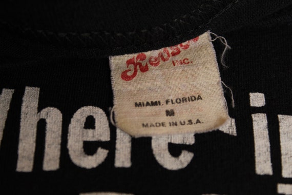 Vintage 80's Where The Hell Is Lorida, Fl Shirt s… - image 3