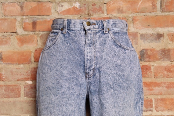 Vintage 80s Acid Wash Chic Jeans - SZ 28 - image 3