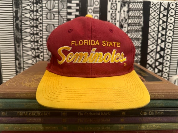 Vintage 1990s Fsu- Florida State Seminoles Snapback Hat - Etsy