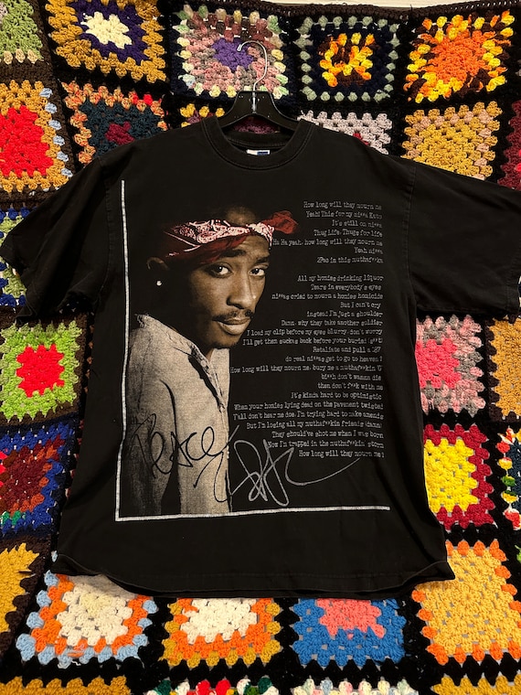 Vintage 2pac Shirt 2XL 90s - Etsy