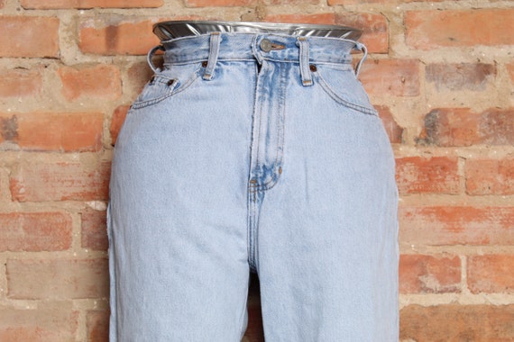Vintage 90s GAP Jeans-Light Wash-Reverse Fit-Made… - image 3