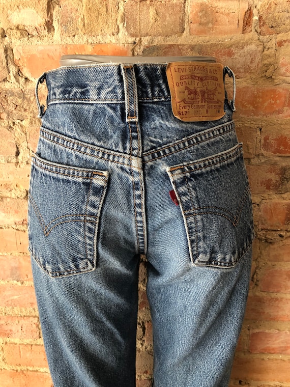 Vintage 517 Levi's Jeans-90s-Boot Cut 26 | Etsy