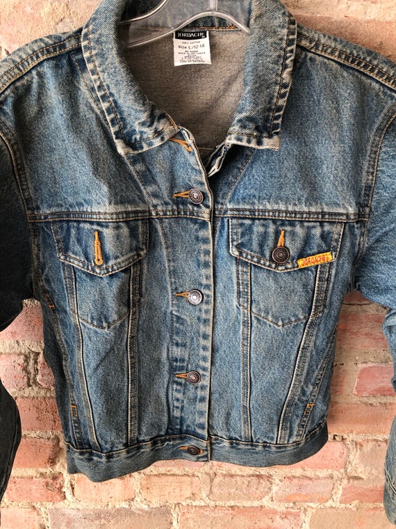 Vintage Jordache Jeans Jacket 90s XS - image 3