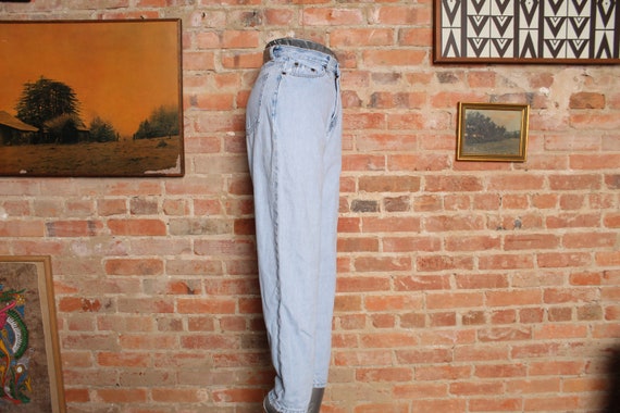 Vintage 90s GAP Jeans-Light Wash-Reverse Fit-Made… - image 7