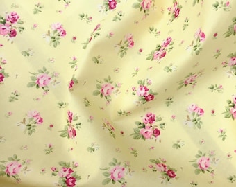 Yellow Floral Fabric Etsy