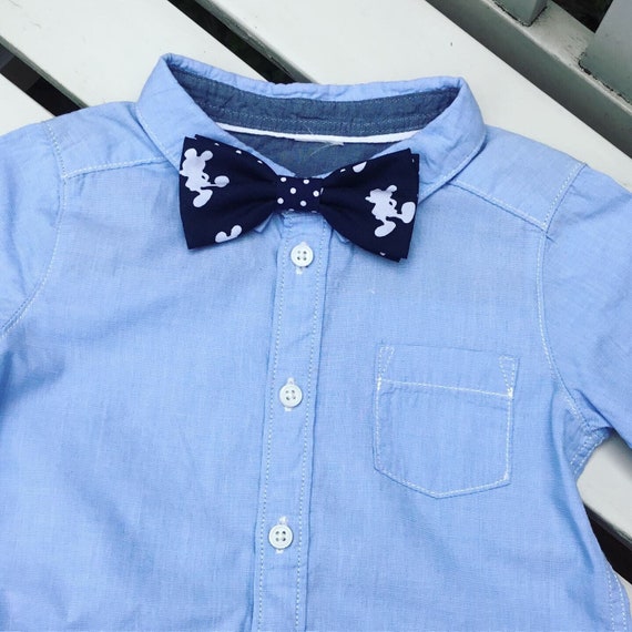 Disney Mickey Mouse Bow Tie For Baby Toddler Little Boys Age Etsy