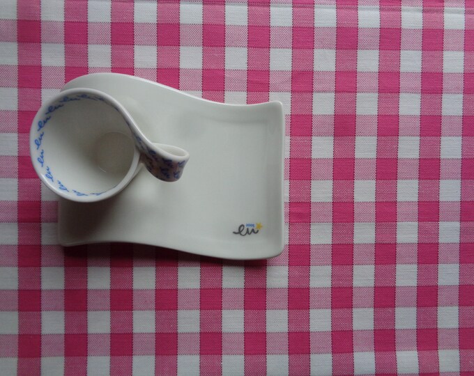 50 Square / Round Pink Gingham Tablecloth Etsy