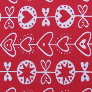 Cotton tablecloth with Heart Print Square / Round / Oval Tablecloth / Table Runner Scandinavian design linens image 3