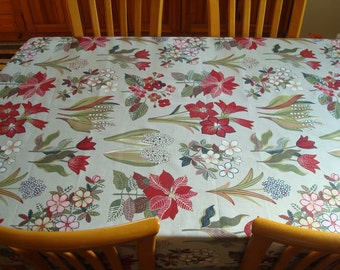 キャスキッドソン ミモザフラワー テーブルクロス：ハンドメイドの花柄