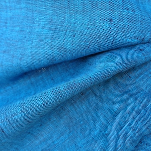 Pure linen flax tablecloth; Blue tablecloth 57&quot; Square Tablecloth, Round Tablecloth, 57&quot;x 80&quot;/90&quot; Rectangle Tablecloth, Oval Tablecloth
