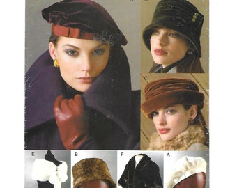 Misses Hats Fedora Newsboy Beret Winter Millinery Women Accessory Sewing Pattern Misses Hats Fedora Newsboy Beret Winter Millinery Women Accessory Sewing Pattern