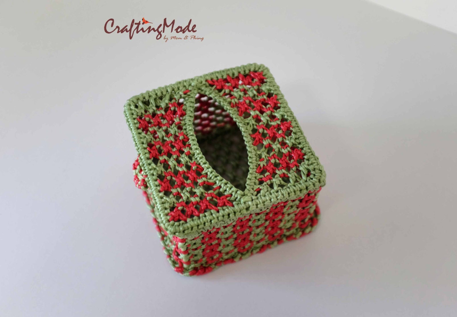 Macrameboxtissue Box Cover handmadebasketnaturalred and Etsy UK