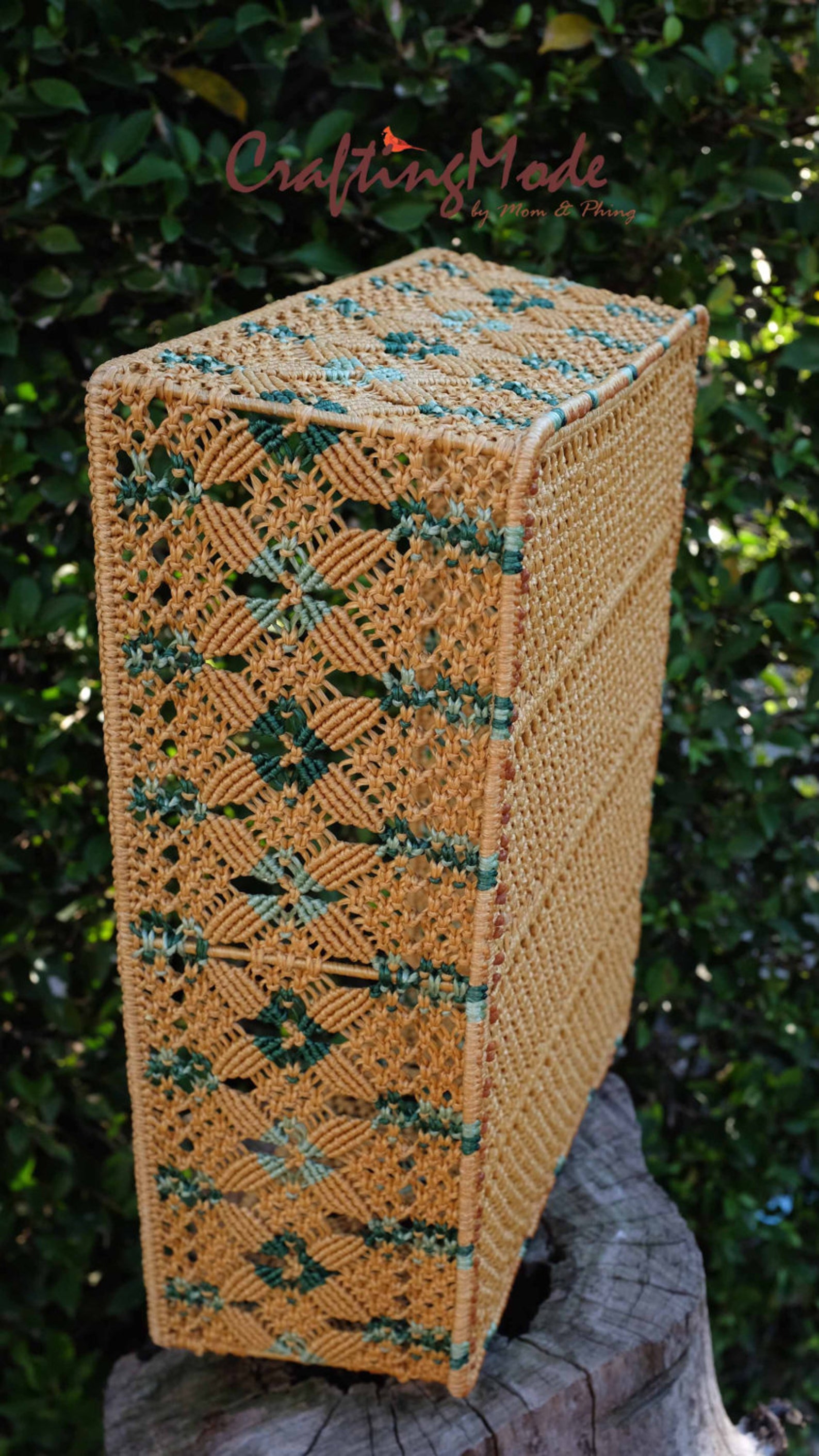 Macrame Basket big Weaving Basketrectangular Etsy UK