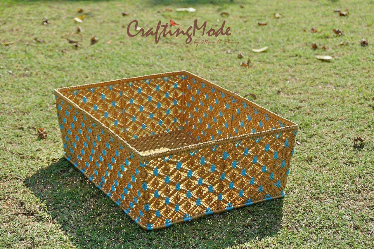 Macrame Basket big Size Weaving Basketrectangular Etsy UK