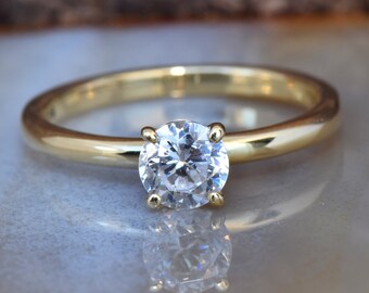 Download Diamond Engagement Ring Solitaire Diamond Ring Promise Etsy