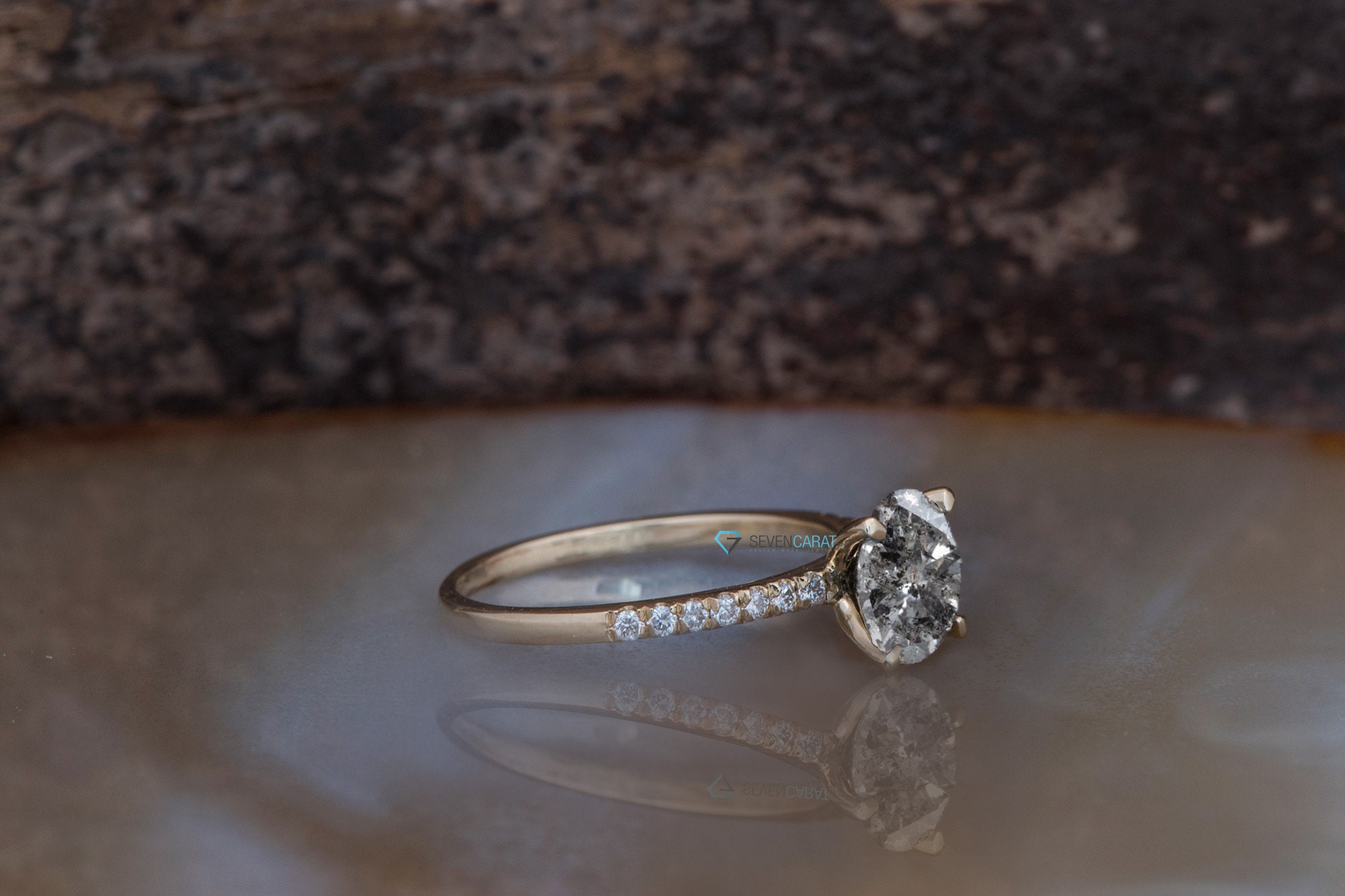 Gray engagement ring clearance
