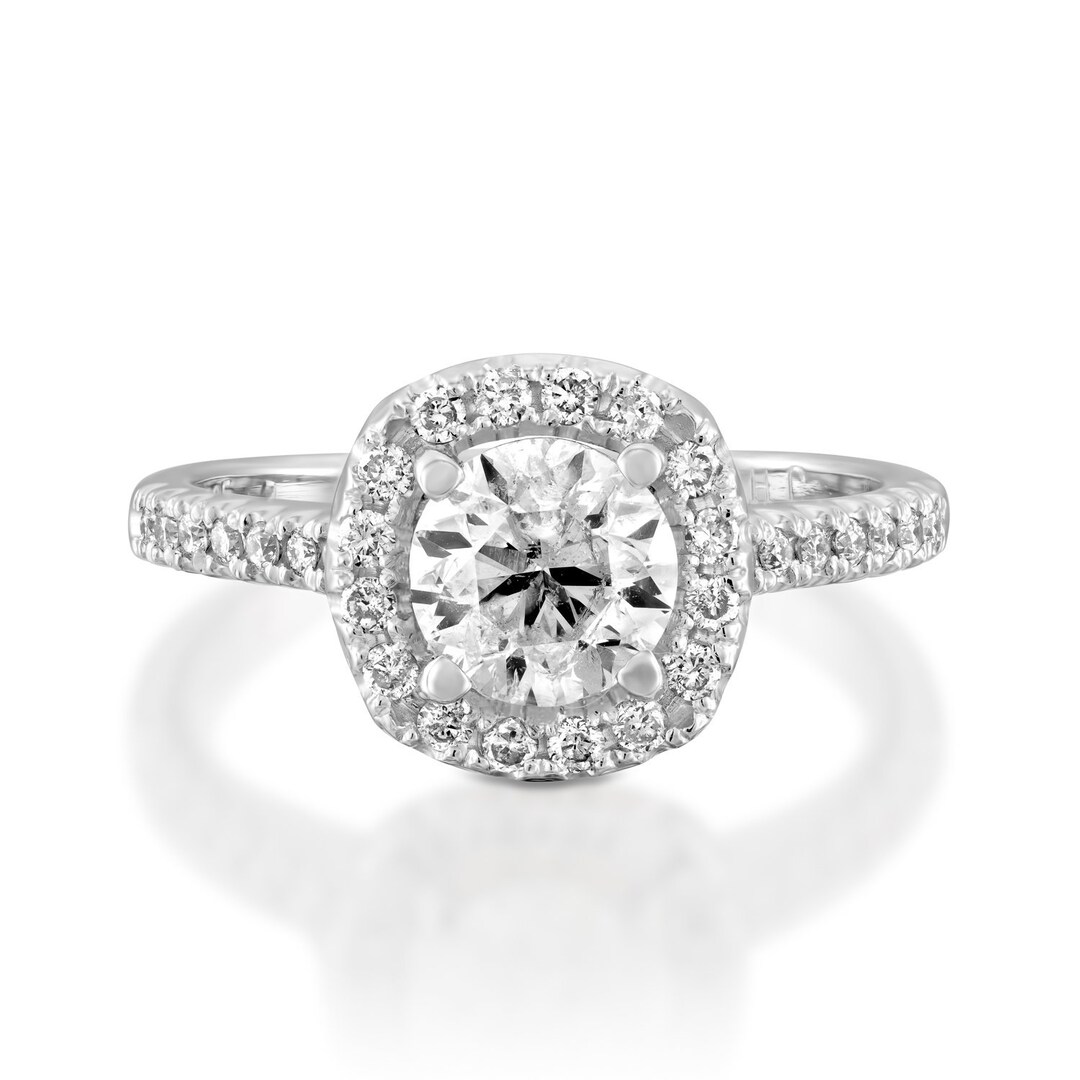 1.30ct Diamond Engagement Ringengagement Ringpromise Etsy