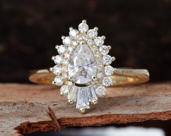 Details about   1.66 Asscher Light Sea Green Promise Bridal Wedding Classic Ring 14k Yellow Gold 