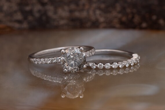 2 carat salt and pepper diamond Clearance