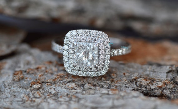 8 Carat Vivid Fancy Yellow Square Shape Diamond Engagement ring - Margalit  Rings – MargalitRings