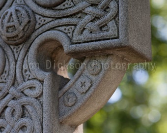 Celtic Cross - Fine Art Photography - Bellefontaine Cemetery, St Louis, Missouri