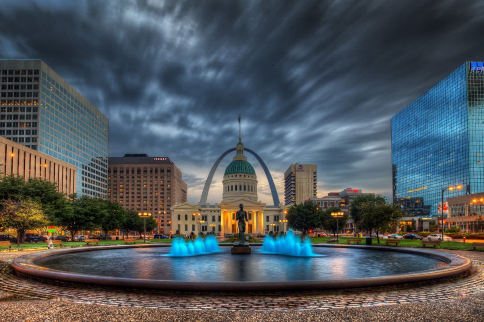 Keiner Plaza Fine Art Photography St Louis, Missouri STL Arch Print