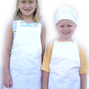 Chef Apron Hat Cooking Sets Child Size 2-10 Years image 3