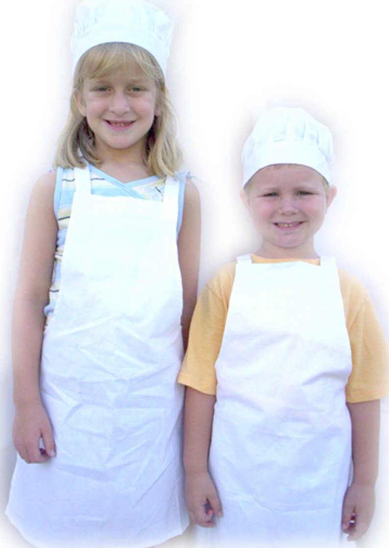 Chef Apron Hat Cooking Sets Child Size 2-10 Years image 3