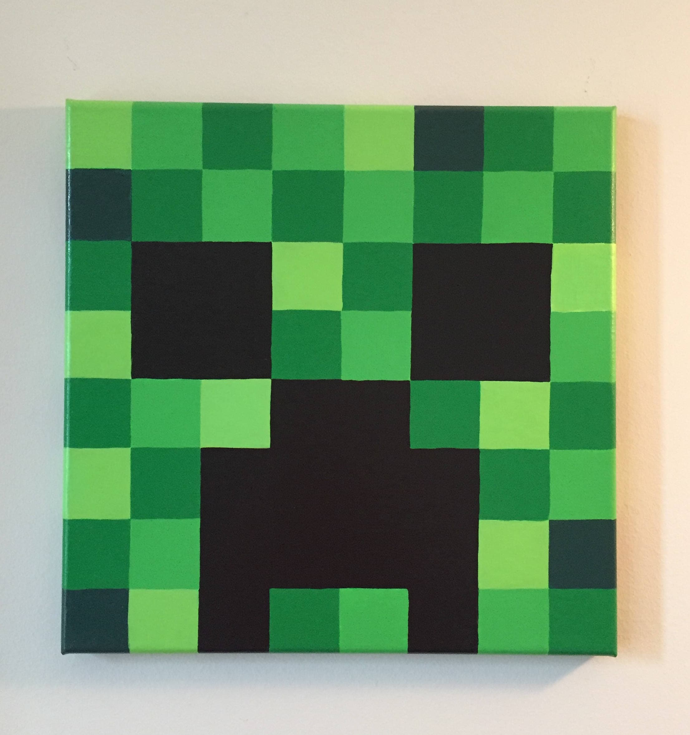 Mine Craft Creeper Minecraft Quilt Minecraft Pixel Art Pixel Ar...