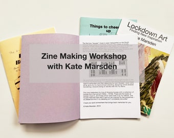 Creative Zine Making Workshop - Zine Workshop - Make Your Own Zine - Introduction to Zine Making - Zine Making Class