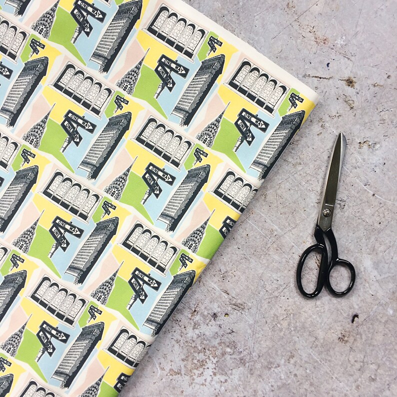 Fabric by the Metre NYC New York Fabric New York Etsy UK