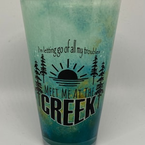 Billy Strings Meet Me At The Creek Pint Glass