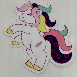 Phish Donut Unicorn Sticker