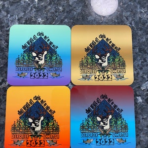 Set mit 4 Phish Deer Creek 2022 Tour Untersetzern