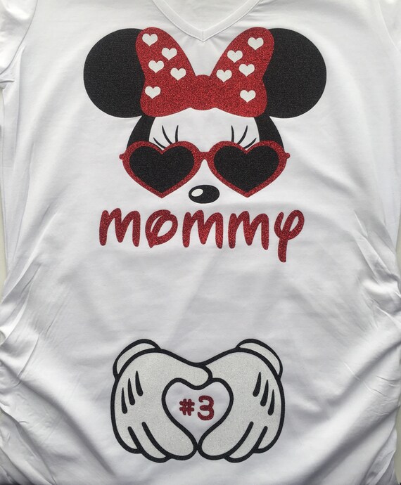 minnie mouse maternity shirt