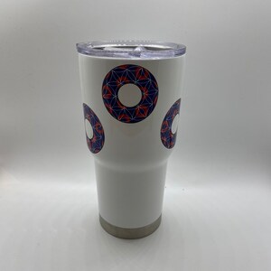 Phish Flower of Life Donut 30 ounce Tumbler