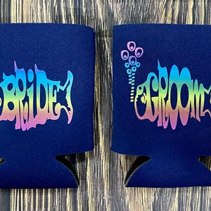 Phish Bride and Groom koozies