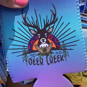 Phish Deer Creek 2021 koozies slim and regular