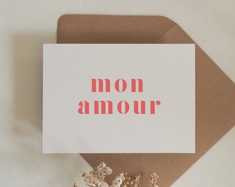 Carte de Saint-Valentin - Mon Amour