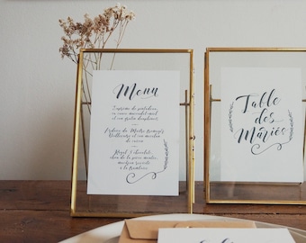 Hochzeitsmenü - Kinfolk Collection