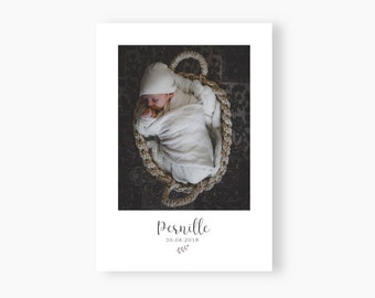 Birth announcement Pernille