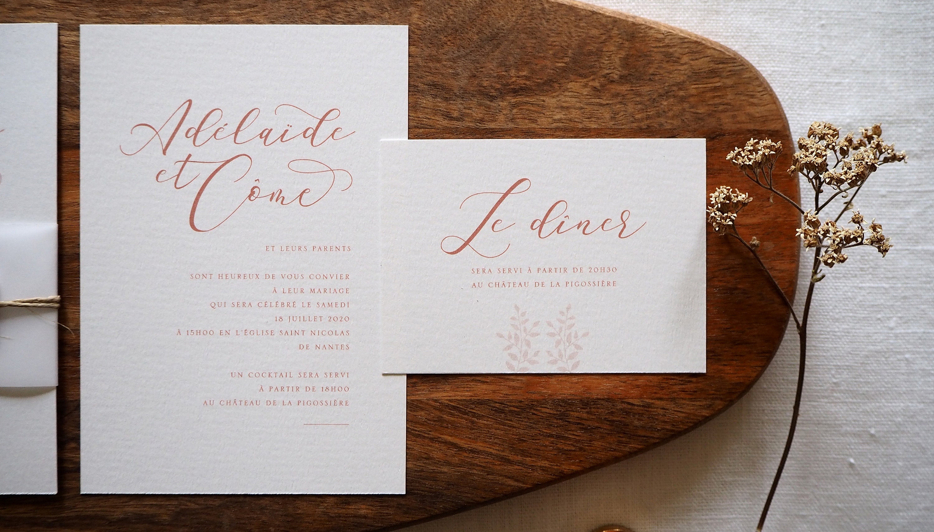 faire part mariage personnalisé