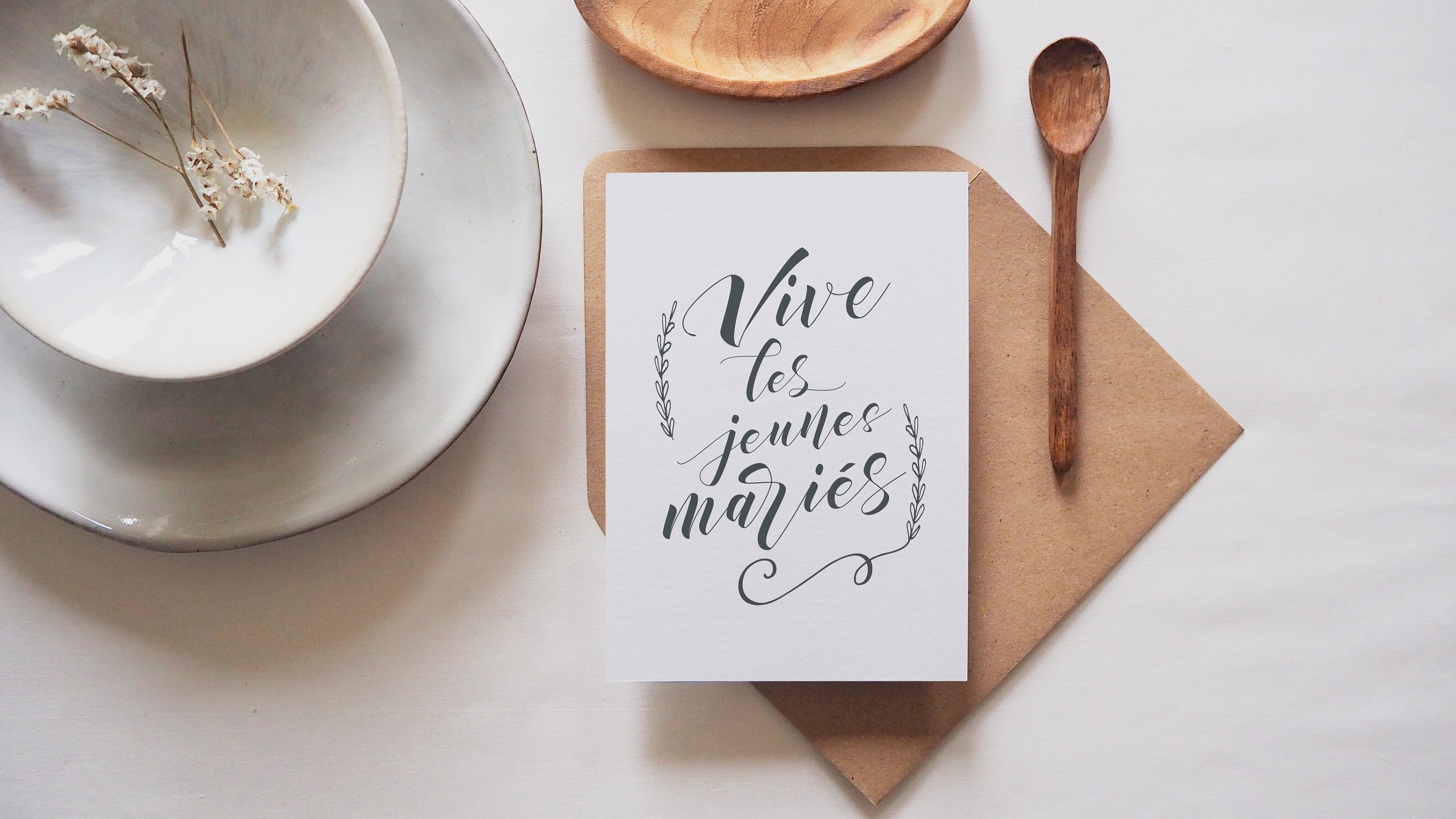 Vive Les Mari s Congratulations Card
