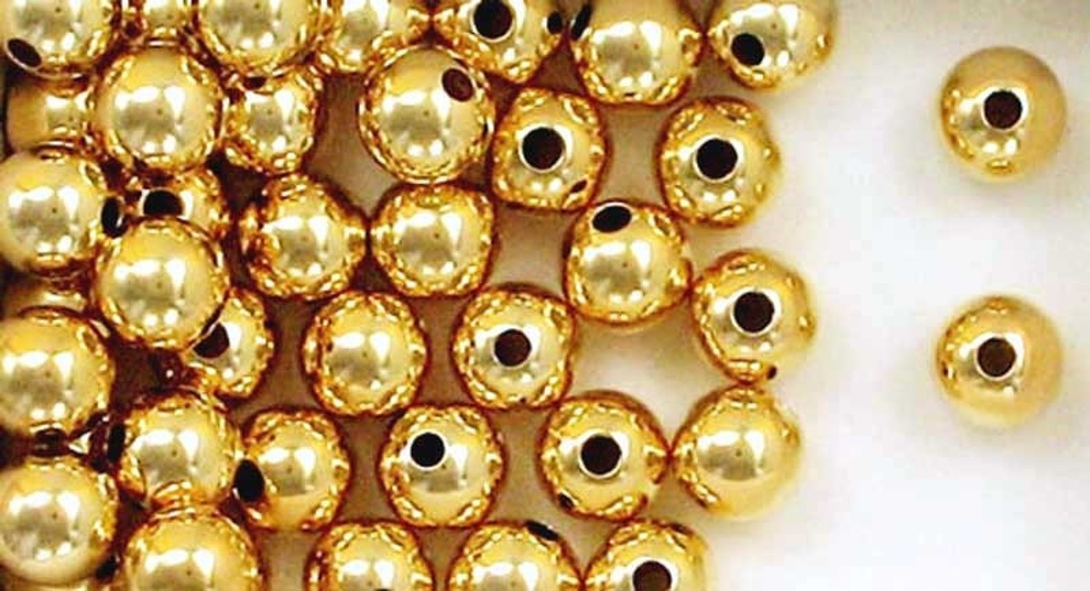 GoldFilled Beads 14k Gold Filled 8mm Round Spacer Beads Etsy