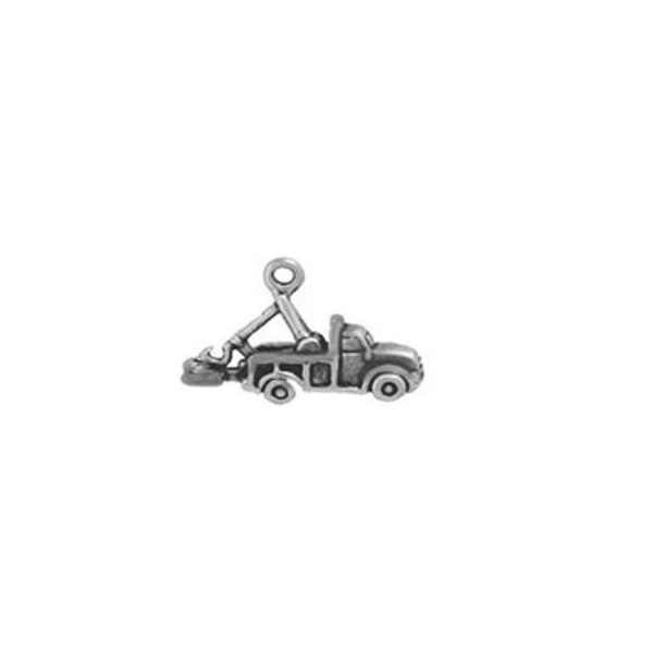 Tow Truck Charm Sterling Silver, Truck Jewelry, Tow Truck Jewelry