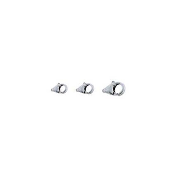 Sterling Silver Lobster Claw Clasp, 8mm, 10mm, 14.5mm Oval Trigger Clasps, Silver Parrot Clasps