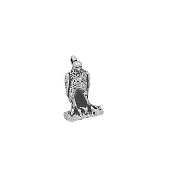 Hawk Charm Sterling Silver, Hawk Jewelry, Birds of Prey Jewelry