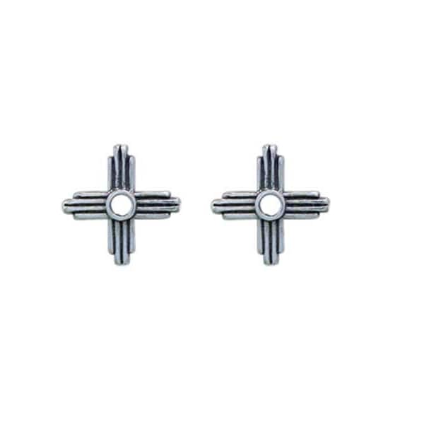 Zia Earrings Sterling Silver | Southwestern Jewelry |Zia Stud Earrings | Zia Symbol Earrings